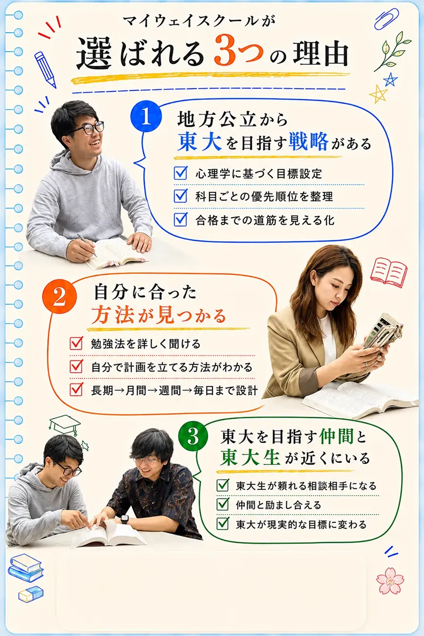 選ばれる三つの理由